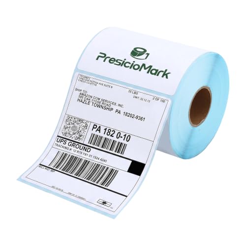 500 Labels 1 Rolls 4"×6" Direct Thermal Shipping Labels | Perforated and Strong Adhesive, Commercial Grade, Compatible with Zebra, Rollo, Jadens, Nelko, and Other Thermal Printers - size: 1 Rolls | 500 Labels, style: Roll
