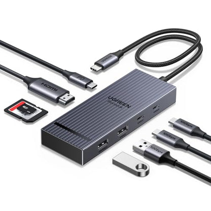 UGREEN Revodok Pro USB C Hub for Laptop 8 in 1 MacBook 4K 60Hz HDMI - size: USB C