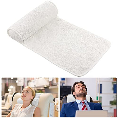 Weysat Recliner Pillow Neck Head Support Roll Non Slip Fleece Adjustable Neck Chair Headrest Cushion for Travel Home Office Recliner Couch Sofa Armchair Support and Pain Relief(Beige) - color: Beige