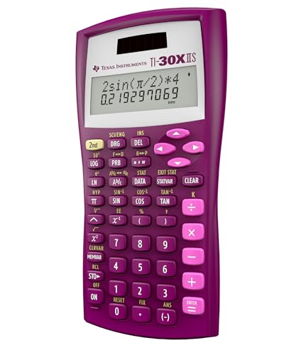Texas Instruments TI-30XIIS Scientific Calculator, Raspberry Small - color: Raspberry