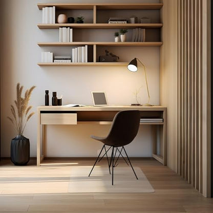 Office Chair Mat for Hardwood Floor,28"X30" Smooth Glide Slip Resistant Desk Chair Mat Hard Wood Floor Protector,Stay in Place Plastic Computer Chair Mats for Rolling Office Chairs Not for Carpet