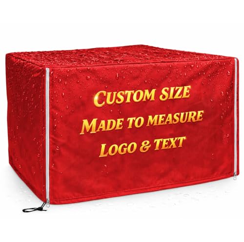 Heavy Duty Custom Dust Cover, 600D Oxford Fabric with Waterproof Coating, Made to Measure Outdoor Cover, Tear Resistant, UV Protection, Zipper Access (Heavy Duty Waterproof)