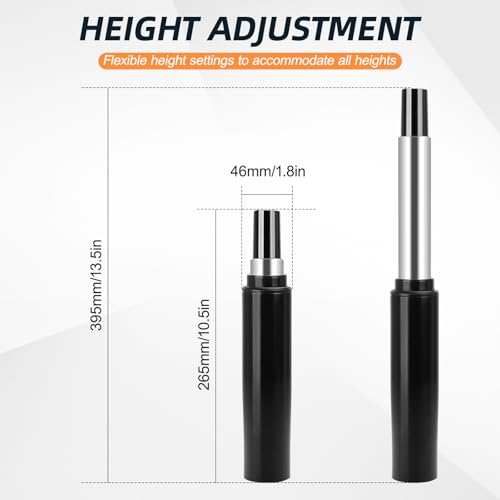 Gas Lift Cylinder for Herman Miller Aeron Chair - Top Activated | Heavy-Duty Hydraulic Piston for Herman Miller Classic Aeron Chair (Pre-2013) Sizes A, B, & C – 450 lbs Capacity