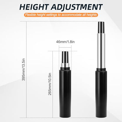 Gas Lift Cylinder for Herman Miller Aeron Chair - Top Activated | Heavy-Duty Hydraulic Piston for Herman Miller Classic Aeron Chair (Pre-2013) Sizes A, B, & C – 450 lbs Capacity