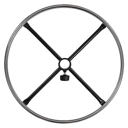 BOLISS Enlarged Office Drafting Chair Foot Ring, for Home and Office Chairs, 350lb Weight Capacity - Plated