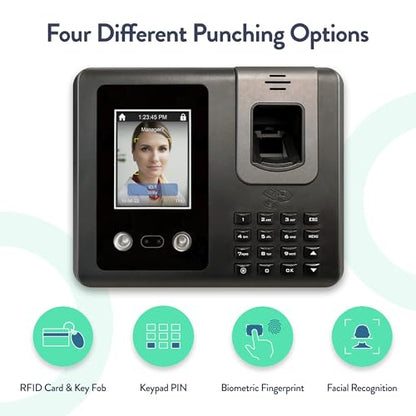 Acroprint Face Recognition Time Clock (No Monthly Fee) - RT200 - style: BioLook