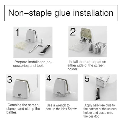 Acoustic Freestanding Desk Divider| Acrylic Noise Reducing Desk Privacy Panel with Clips for Table Standing Sound Proof Dividers Desktop| Home & Office Furniture Partitions(100X30CM/39.4X11.8IN) - size: 100X30CM/39.4X11.8IN