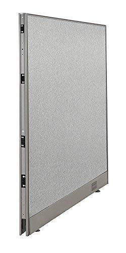 GOF 4Ft Single Office Partition, Large Fabric Room Divider Panel, Custom Built Workstation (48" w x 48" h) - size: 48w x 48h