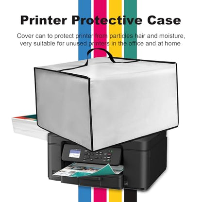 Printer Dust Cover for Canon PIXMA TS4320/PIXMA TS6520 Inkjet Printers | Printers Universal Anti-static Protective Nylon Covers Case for Brother Smart 1360 Inkjet Printer (Cover Only) - color: Silver