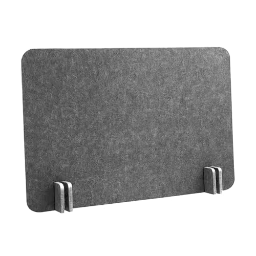 Desk Divider Felt Table Partition Acoustic Privacy Screen Noise Reducing Removable Panel Lightweight Structure Freestanding Suitable for Classroom, Dark Gray 40x50 cm - color: Dark Gray 40x50 Cm