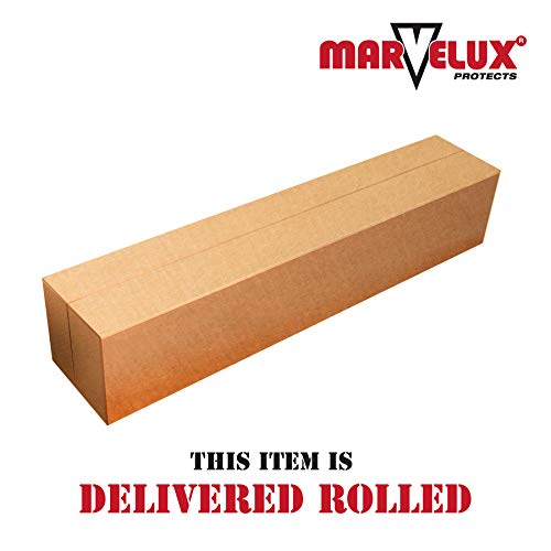 Marvelux Office Chair Mat for Carpeted Floors, Heavy Duty Polycarbonate for Medium Pile Carpets, Rectangular 48" x 60" Clear Office Chair Carpet Protector - size: 48" x 60"