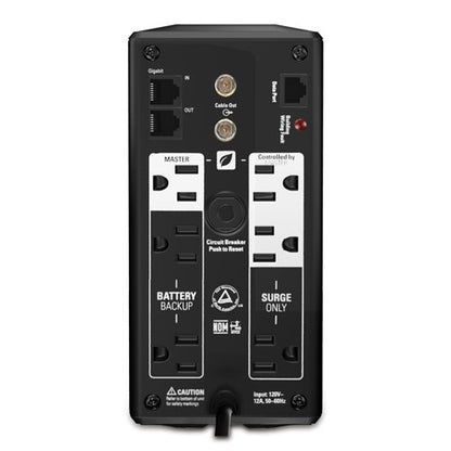 APC 700VA/420W Backup Battery UPS for Computers, Wi-Fi Routers | BR700G | Back-UPS for PCs & home electronics — battery backup, AVR, surge protection, compact design, User Replaceable Battery - size: 700VA