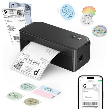 SVANTTO Bluetooth Thermal Label Printer, 4x6 Shipping Printer