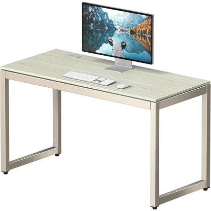 SHW 48-Inch Commercial-Grade Office Computer Desk, Maple - color: Maple, size: 48-Inch