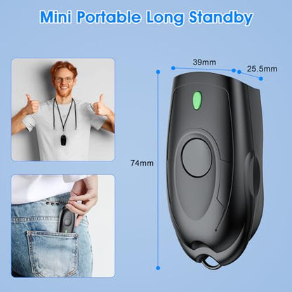 Symcode Bluetooth Barcode Scanner Mini 1D Small Portable Bar Code Scanner 3-in-1 Bluetooth & 2.4G Wireless & USB Wired Barcode Scanner with Android,iOS,Computers,Windows - color: 1D Laser Black