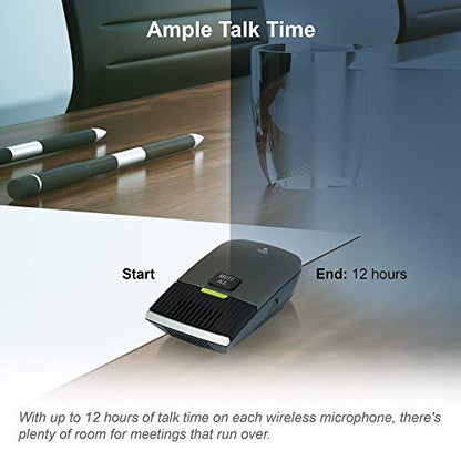 VTech VCS702 ErisStation DECT 6.0 Conference Phone - size: 2 microphones, style: Wired Base