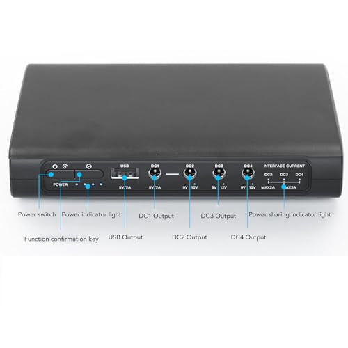 16000mAh 5V 9V 12V Uninterruptible Power Supply UPS Battery Backup for Router Modem (US Plug)