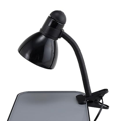 V-Light Black Adjustable Desk Lamp with Heavy Duty Clamp Clip (3VS571213B)