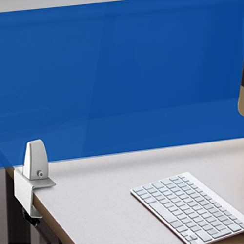 Sneeze Guard Support Clamp Partition Aluminum Adjustable Partition Support Acrylic Desk Divider Shield Privacy Panel Clamp For Clear Shield - color: Free-base