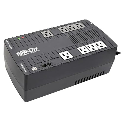 Eaton Tripp Lite AVR700U 700VA UPS 350W Battery Backup Surge Protector AVR | 8 Outlets, Replaceable Battery, 5ft Cord, 316 Joules, 3-Year Warranty - style: 700VA