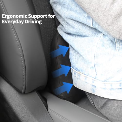 Lumbar Support Pillow for Car Lower Back Cushion, Black, 1 Pack - color: Black, size: Lumbar 1P