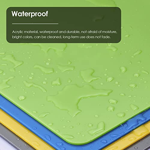 3 x Yellow Desk Privacy Screens for Students Lightweight Dividers & Office Partitions Durable Learning Barriers Exams Study 30 120 cm - color: Gelb, size: 30x120cm/11.8x47.2inch