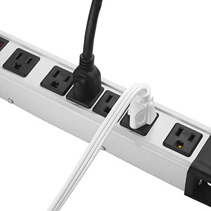 CCCEI Heavy Duty Surge Protector Power Strip. Grey, 4ft, 1. - color: Grey, size: 4ft