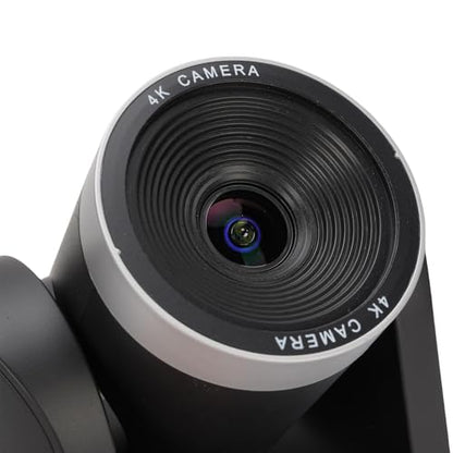 Bewinner 4K Conference Room Camera System, AI Auto Tracking PTZ Camera, 12X Optical Zoom, USB3.0 Conference Webcam with Remote Control for Online Meetings (US Plug)