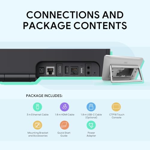 Yealink A10-020 All-in-One Video Conferencing System with CTP18 Touch Panel