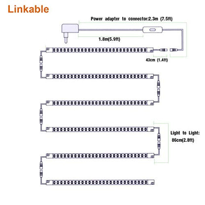 Premium LED Light Strips Kit: 6 x 12 Linkable Bars + Rocker Switch for Warm White Ambient Lighting in Cabinets, Closets, Shelf, Display Case, Showcase Lighting, 3000K Warm White | Ultra Slim Shelf Lighting for Kitchen Cupboard Showcase Display Case Counte