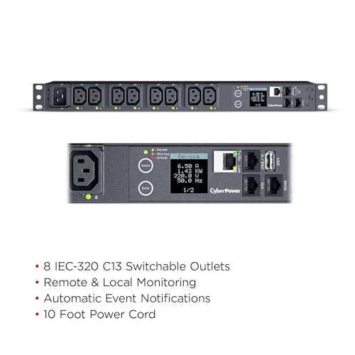 CyberPower PDU41005 Switched PDU - size: 240V/20A