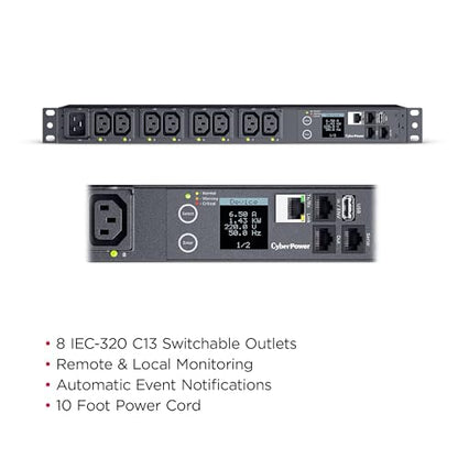 CyberPower PDU41005 Switched PDU - size: 240V/20A