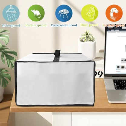 Printer Cover for Brother Work Smart MFC-J1360DW Printer(Silver) | Cover for Brother MFC-J1360DW/MFC-J1010DW Printer, Heavy Duty Waterproof Dustproof Anti-static Printer Protective Cover Case - color: Sliver
