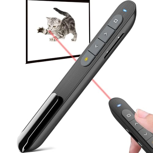 Presentation Clicker for PowerPoint, Wireless Presenter with Volume Control