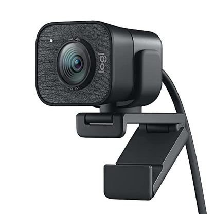Logitech StreamCam Premium Webcam for Streaming and Content Creation, Full HD 1080p 60 fps, Works with Microsoft Teams, Google Meet, Zoom, Nintendo Switch 2’s new GameChat mode, for PC/Mac – Graphite - color: Graphite