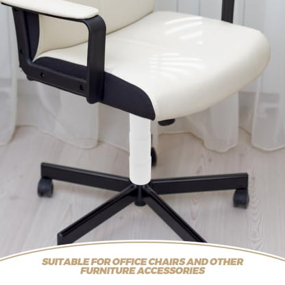 Lurrose Office Chair Gas Lift Covers, 4Pcs Telescoping Cylinder Sleeves