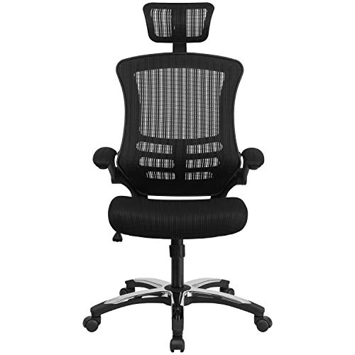 Flash Furniture Mesh Swivel Adjustable Office Chair, Black