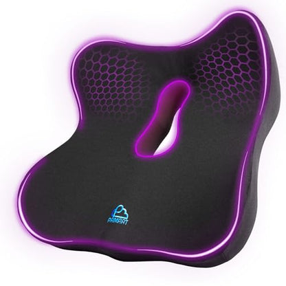 Memory Foam Seat Cushion for Pressure Relief, Ergonomic Office Chair Cushion for Coccyx, Sciatica & Tailbone Pain Relief, Hemorrhoid Donut Pillow, Cushion for Postpartum Pregnancy, After Surgery