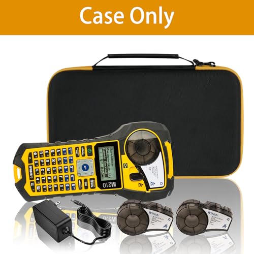 Aenllosi Hard Case for Brady M210 BMP21-PLUS M210-LAB Label Printer | EVA case construction, Water-resistant design, Dust-resistant design, Soft interior lining
