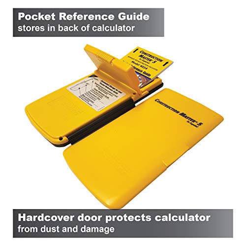 Calculated Industries 4054 Construction Master 5 Calculator | en Español, Feet-Inch-Fraction, For Carpenters, Construction Calculator with all Spanish labeling - style: CM5 en Espanol
