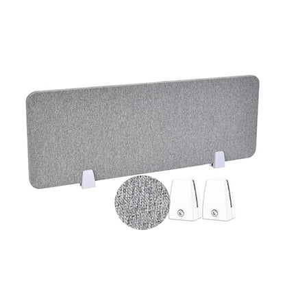 Acoustic Desk Divider Mounted Privacy Panel Privacy Partition Screen Increase Private Space and Reduce Noise Suitable for Classrooms, Homes, Offices, Libraries(Gray,30X100CM) - color: Grey, size: 30X100CM