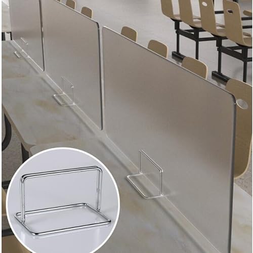 Freestanding Desk Privacy Divider, Clear Desktop Plastic Panel, Clamp On Acrylic Divider Sneeze Guard Partition Shield for Offices, Schools(30X90CM) - size: 30X90CM