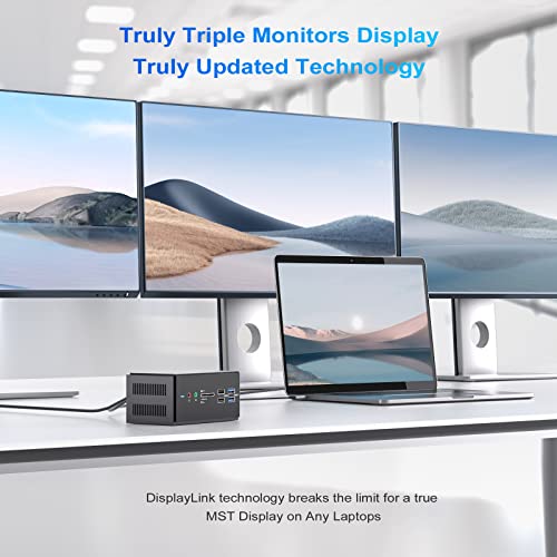 UtechSmart Universal Docking Station, 15 in 1 USB Docking Station - color: Grey
