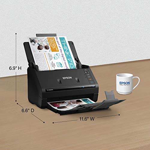 Epson Workforce ES-500W II Wireless Color Duplex Desktop Document Scanner