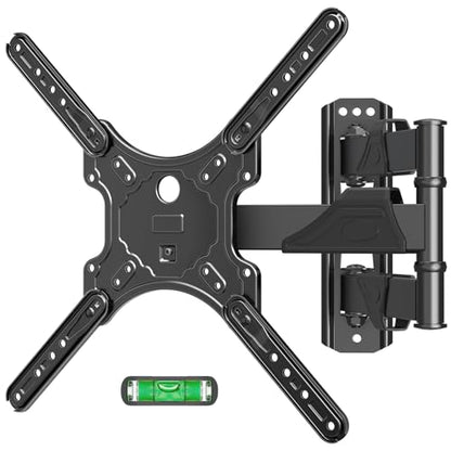 MOUNTUP Full Motion TV Wall Mount for Most 26-60 Inch TVs, Max VESA 400x400mm Wall Mount TV Bracket with Swivel Tilting Extension Level Adjustment for LED LCD Flat Curved TVs Up to 77 LBS, MU0018 - size: 26"-60" TV / Level Adjustment
