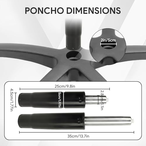 Chair Gas Lift 1.5 Inch Cylinder Office Chair Cylinder Replacemen Universal, Heavy Duty Hydraulic Piston Cylinder for Desk Chair, Gaming Seat Part