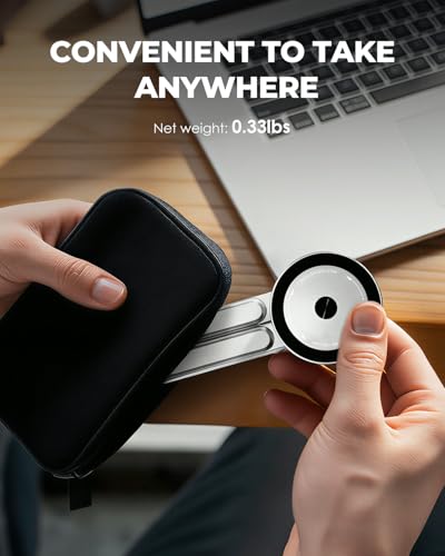 SupeDesk Adjustable Laptop Stand, 3-in-1 Magnetic Stand for Laptop & Tablet - color: Silver