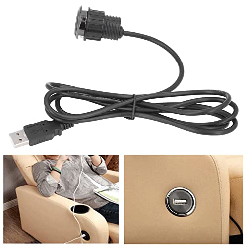 USB Power Grommet, Flush Mount Power Hub, 5V Desktop Power Socket, USB Charging Built in Nightstand for Sofa Phone