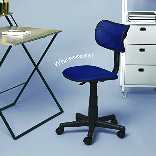 Urban Lifestyle Swivel Mesh Desk Chair, Navy 21D x 21W x 33H in - color: Navy