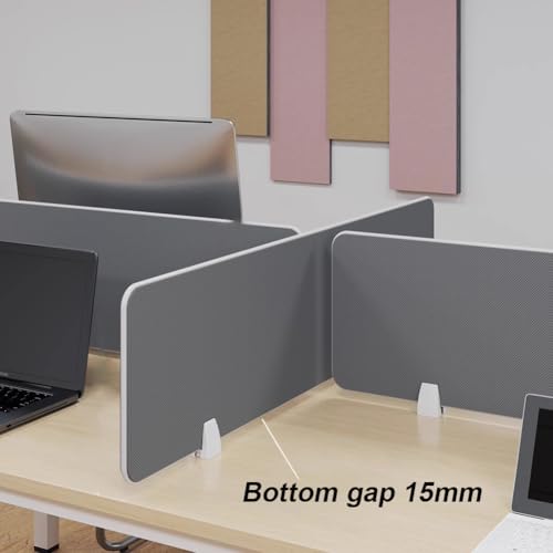 Freestanding Desk Privacy Panels, Workspace Partition Privacy Screens, Standing Desk Dividers, Privacy Guard Office Partitions, Reduce Visual Distractions,L60cm